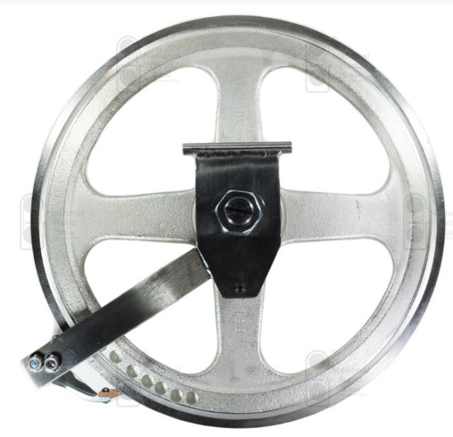 Upper 15" Wheel & Bearing Assy with Hinge Plate for Biro Model 33 & 34